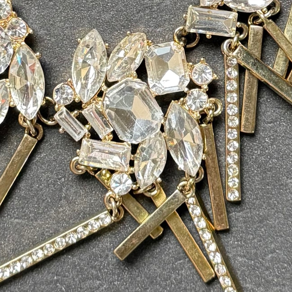 Baublebar Necklace Statement Rhinestone Faceted M… - image 4